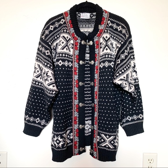 Vintage Voss of Norway 100% Pure Wool Sweater M - Picture 16 of 16